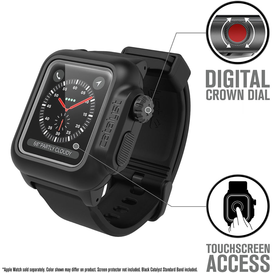 CAT38WAT3BLK | Waterproof Case for 38mm Apple Watch Series 3