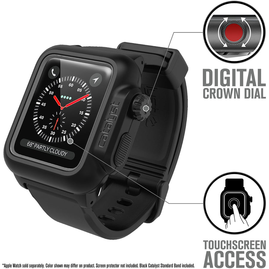 CAT42WAT3BLK | Waterproof Case for 42mm Apple Watch Series 3