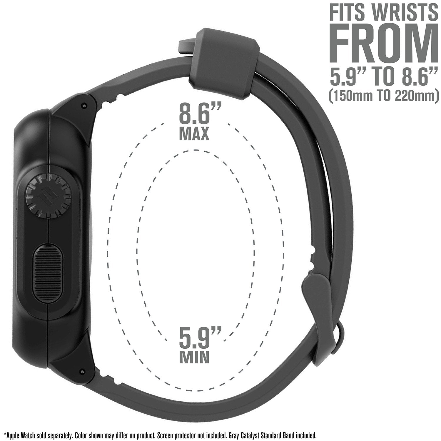 CAT42WAT3GRY | Waterproof Case for 42mm Apple Watch Series 3