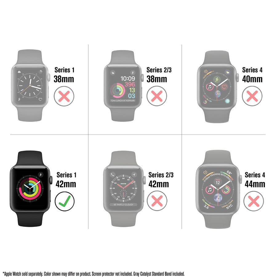 CATIWATGRE | Waterproof Case for 42mm Apple Watch Series 1