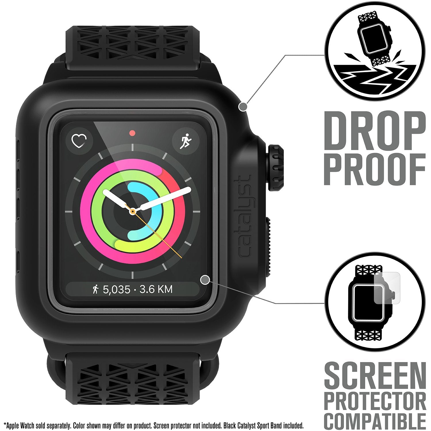 Waterproof Cases for Apple Watch Series 3 42MM | Catalyst Lifestyle