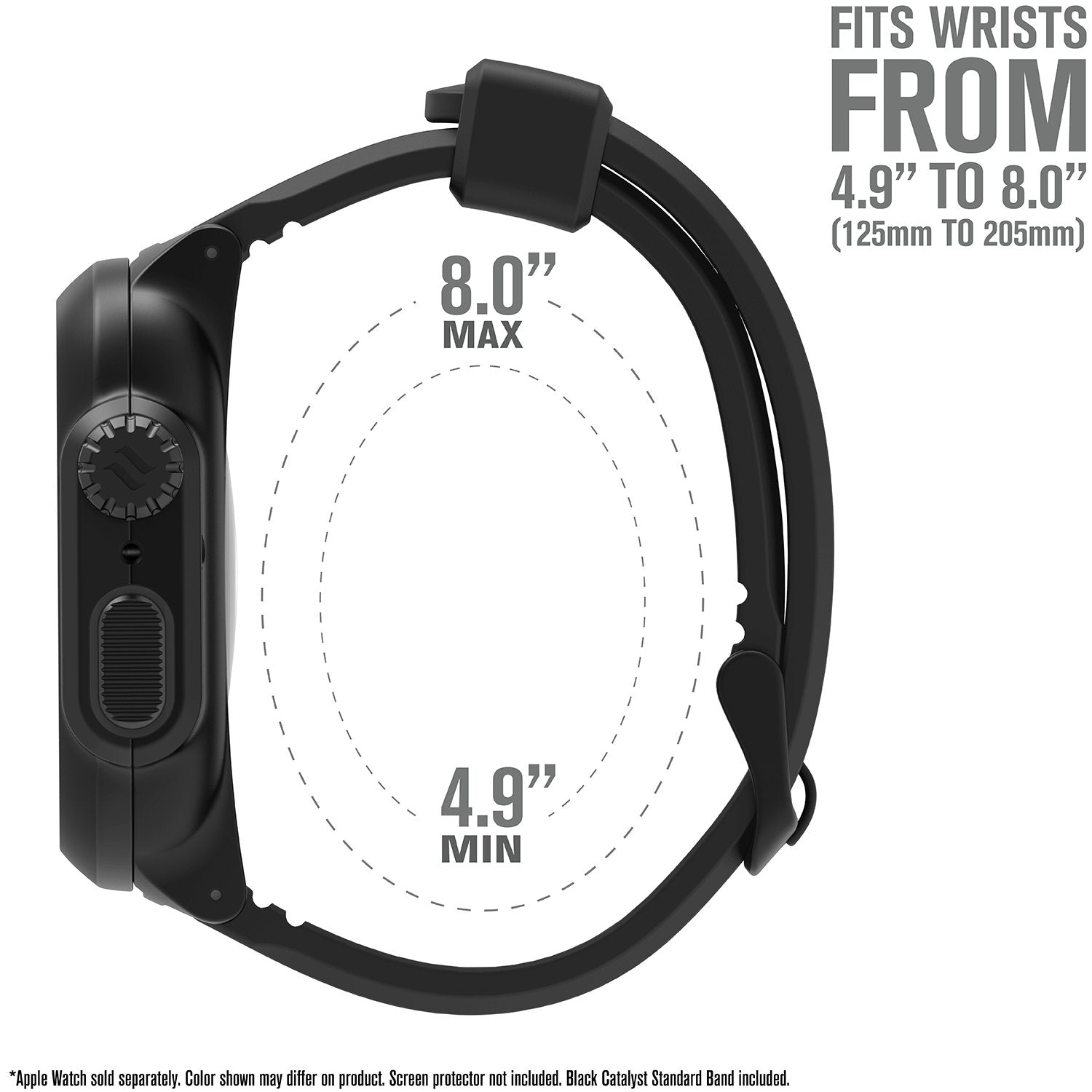 CAT44WAT4BLK | Waterproof Case for 44mm Apple Watch Series 4 & 5