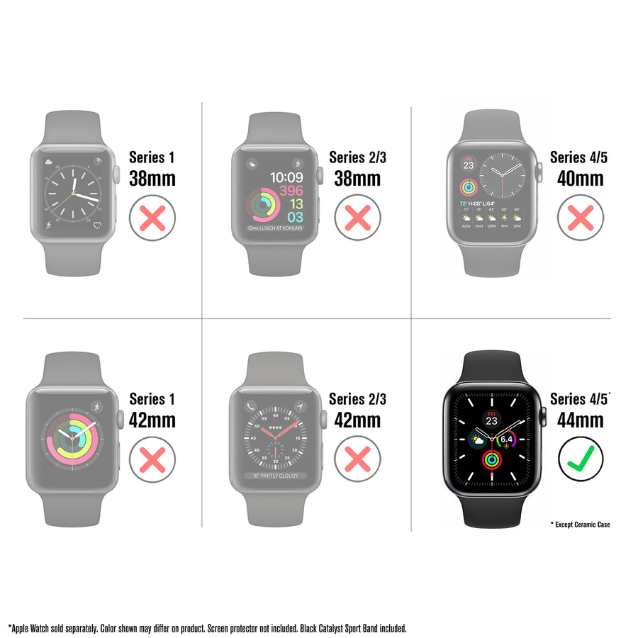 CAT44DROP5NAV | Impact Protection Case V2 for Apple Watch Series 5 & 4 - 44mm