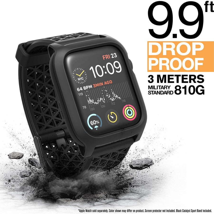 CAT44DROP5BLK | Impact Protection Case V2 for Apple Watch Series 5 & 4 - 44mm