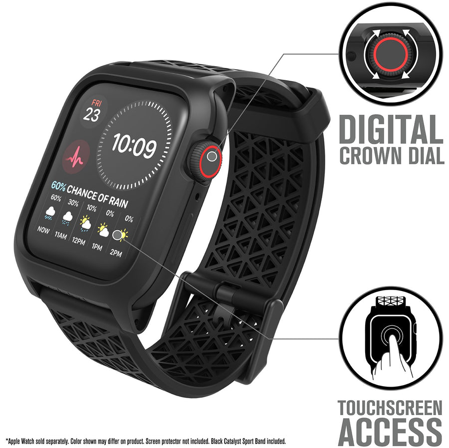 CAT44DROP5BLK | Impact Protection Case V2 for Apple Watch Series 5 & 4 - 44mm