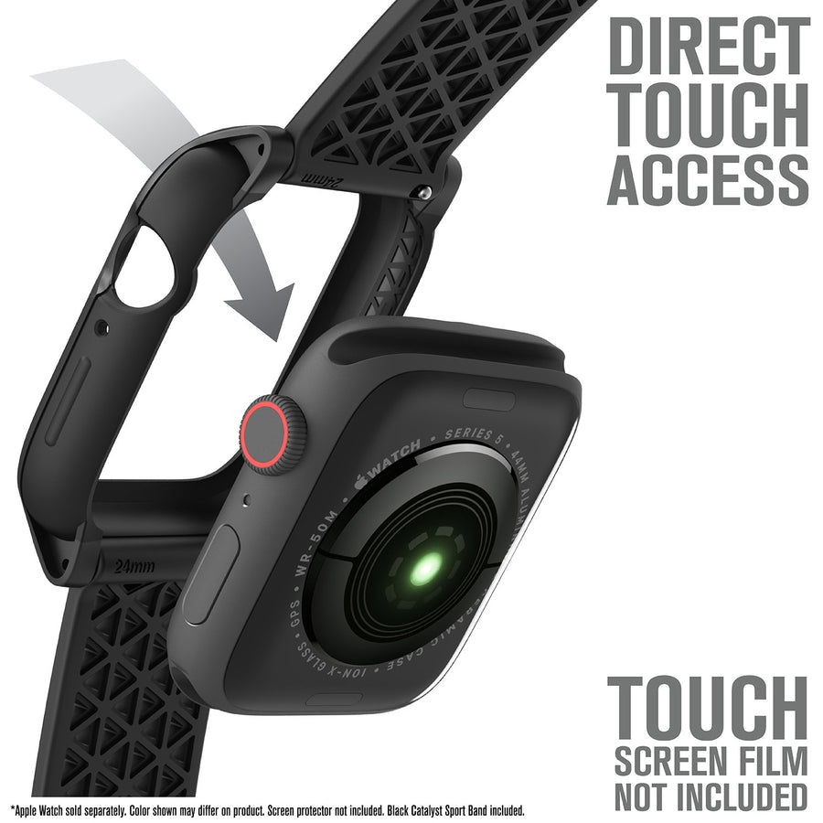 CAT44DROP5BLK | Impact Protection Case V2 for Apple Watch Series 5 & 4 - 44mm