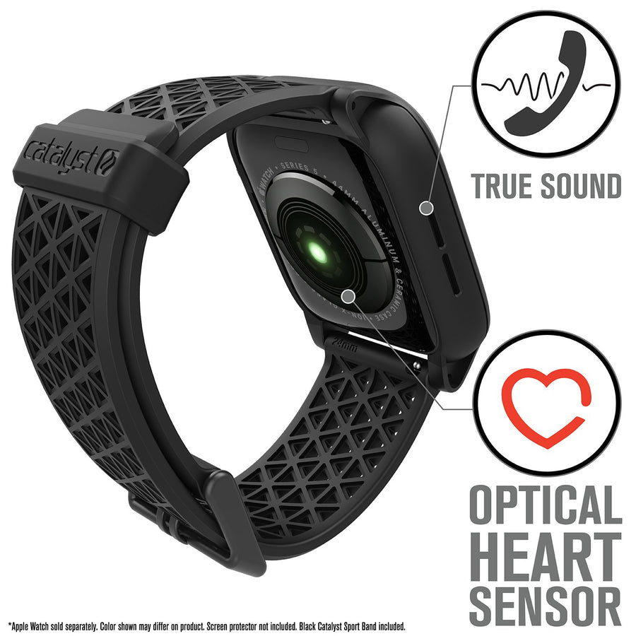 CAT44DROP5BLK | Impact Protection Case V2 for Apple Watch Series 5 & 4 - 44mm