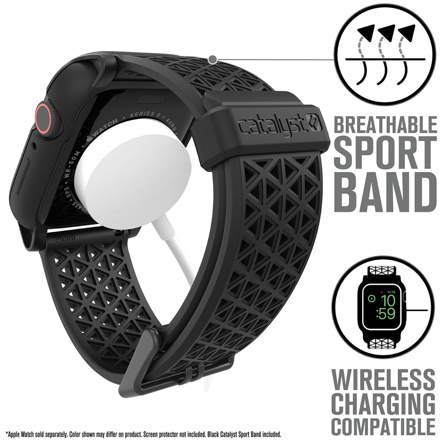 CAT44DROP5BLK | Impact Protection Case V2 for Apple Watch Series 5 & 4 - 44mm