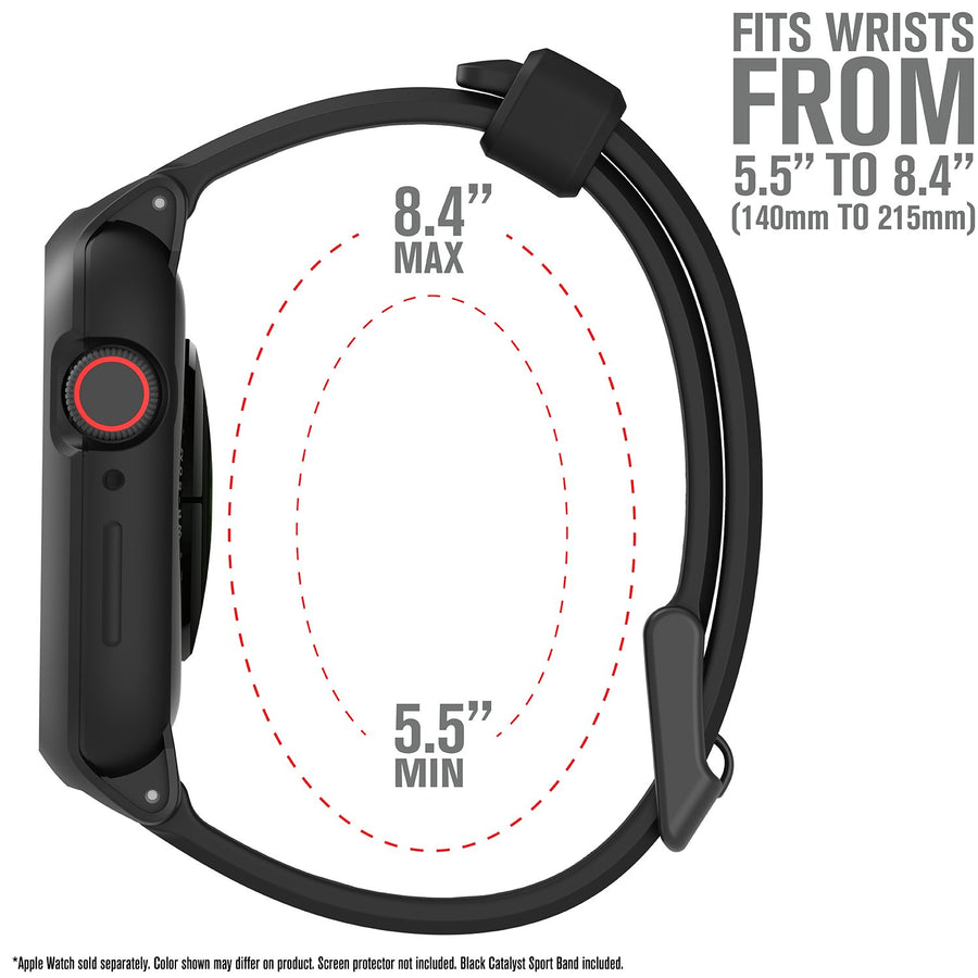 CAT44DROP5BLK | Impact Protection Case V2 for Apple Watch Series 5 & 4 - 44mm