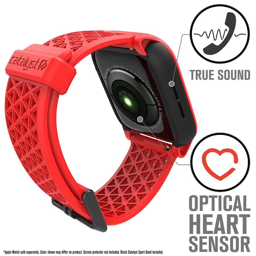 CAT44DROP5RED | Impact Protection Case V2 for Apple Watch Series 5 & 4 - 44mm