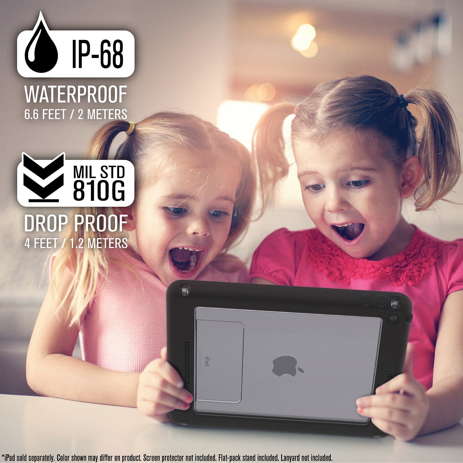 CATIPD5THBLK | Waterproof Case for iPad 9.7-inch - 5th & 6th Gen (2017/2018)