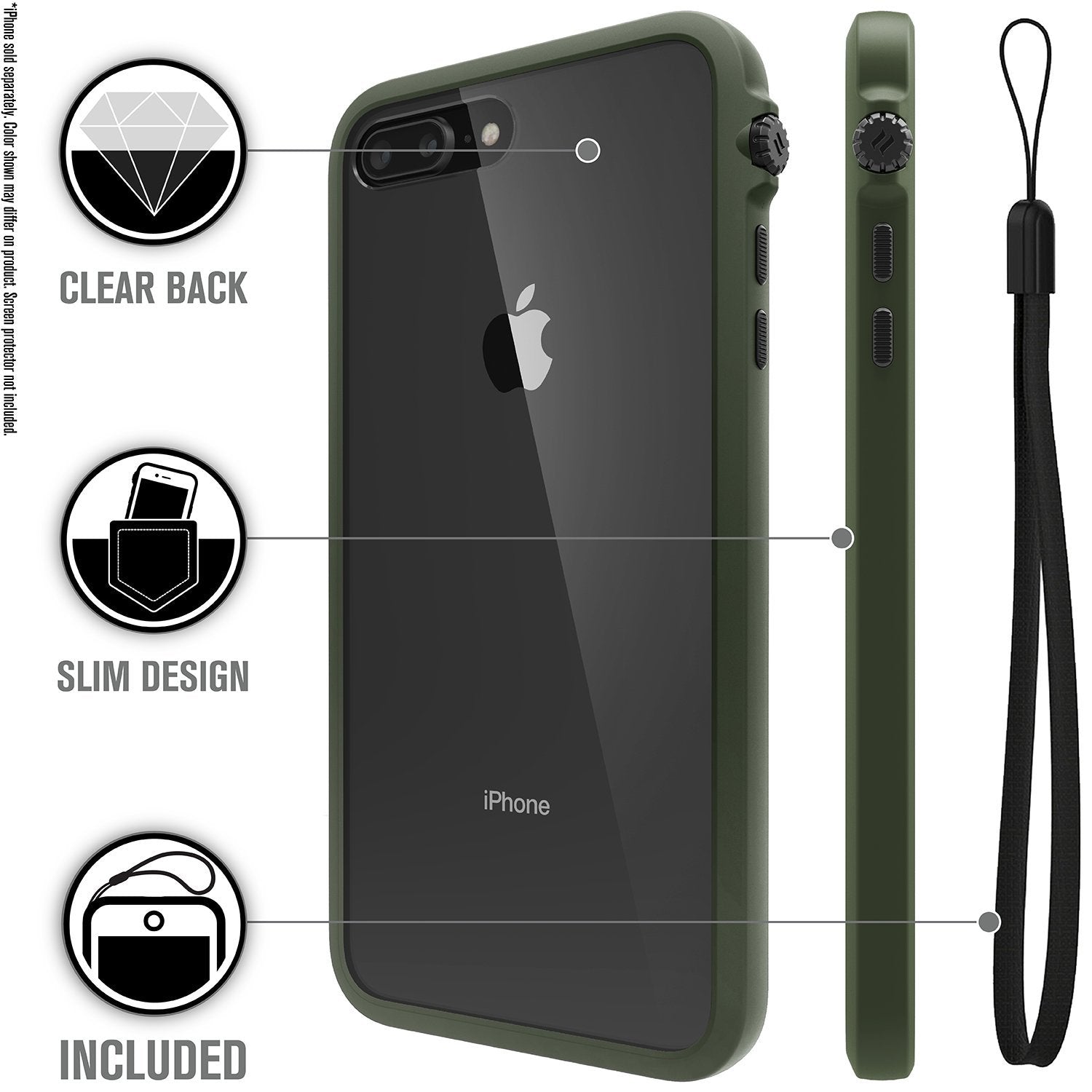 CATDRPH8+GRN | Impact Protection Case for iPhone 8 Plus & 7 Plus
