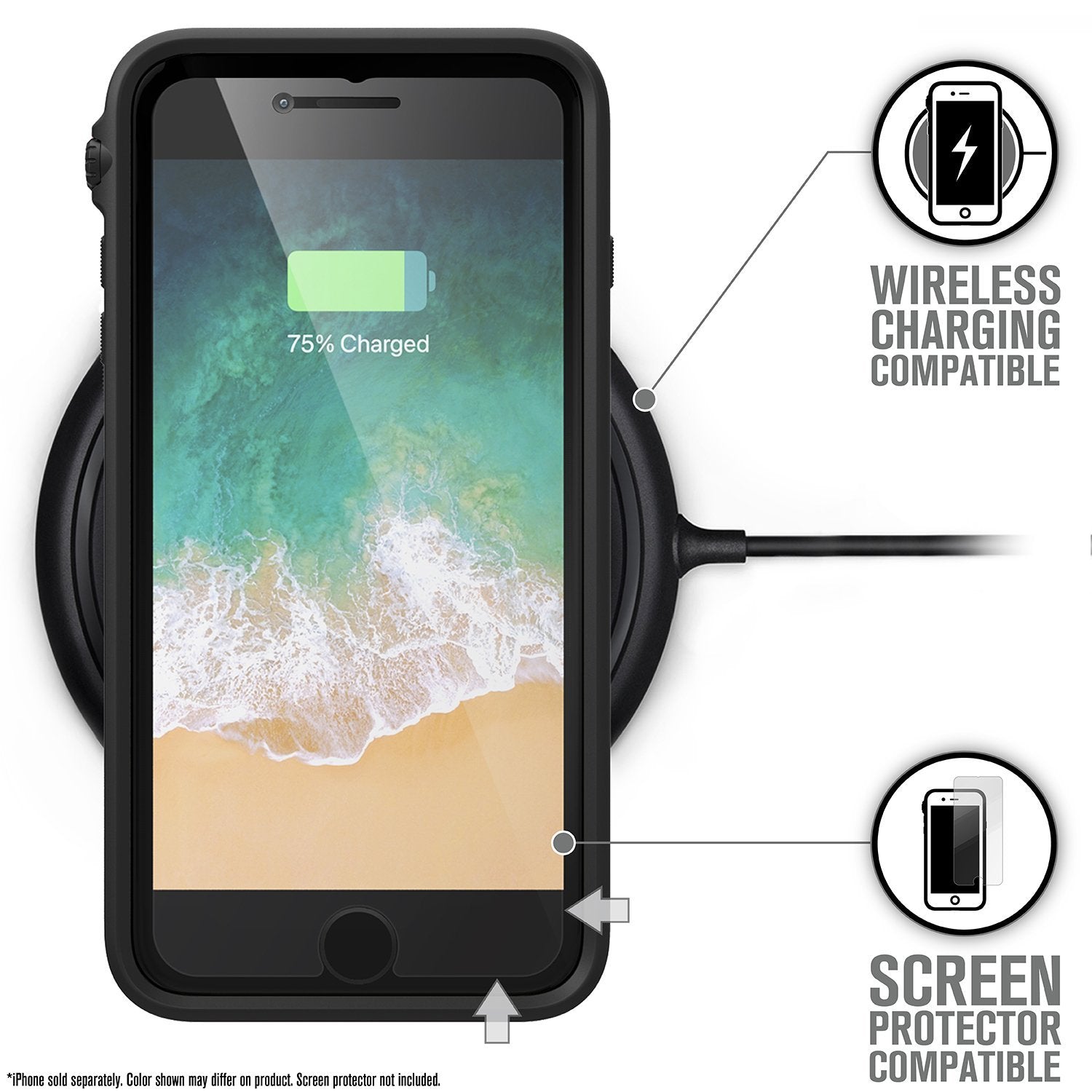 CATDRPH8+BLK | Impact Protection Case for iPhone 8 Plus & 7 Plus