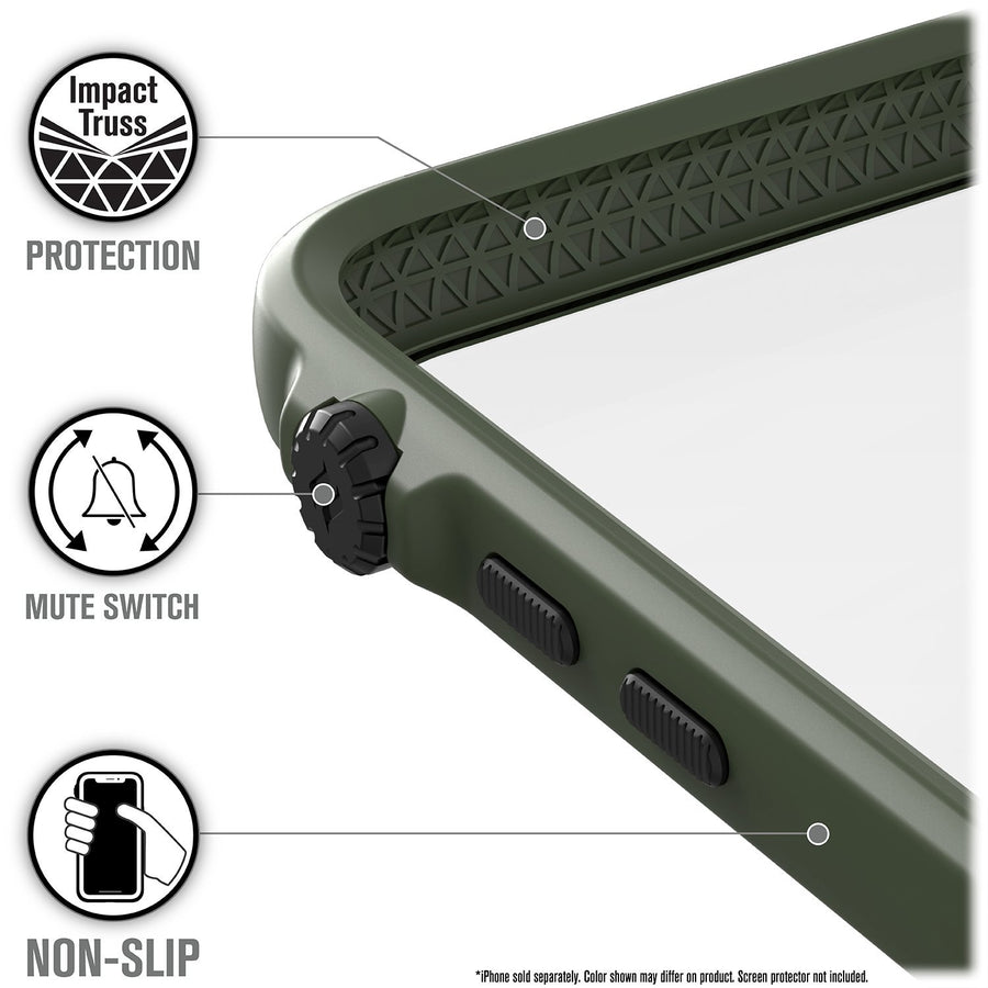 CATDRPHXGRN | Impact Protection Case for iPhone X/Xs
