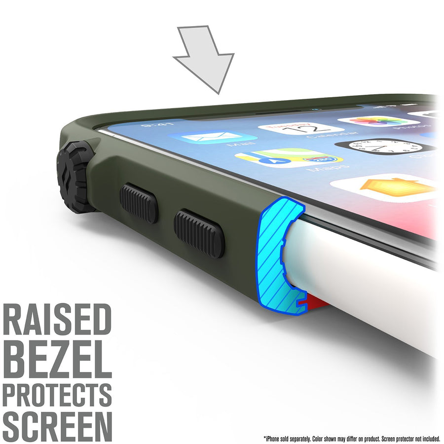 CATDRPHXGRN | Impact Protection Case for iPhone X/Xs