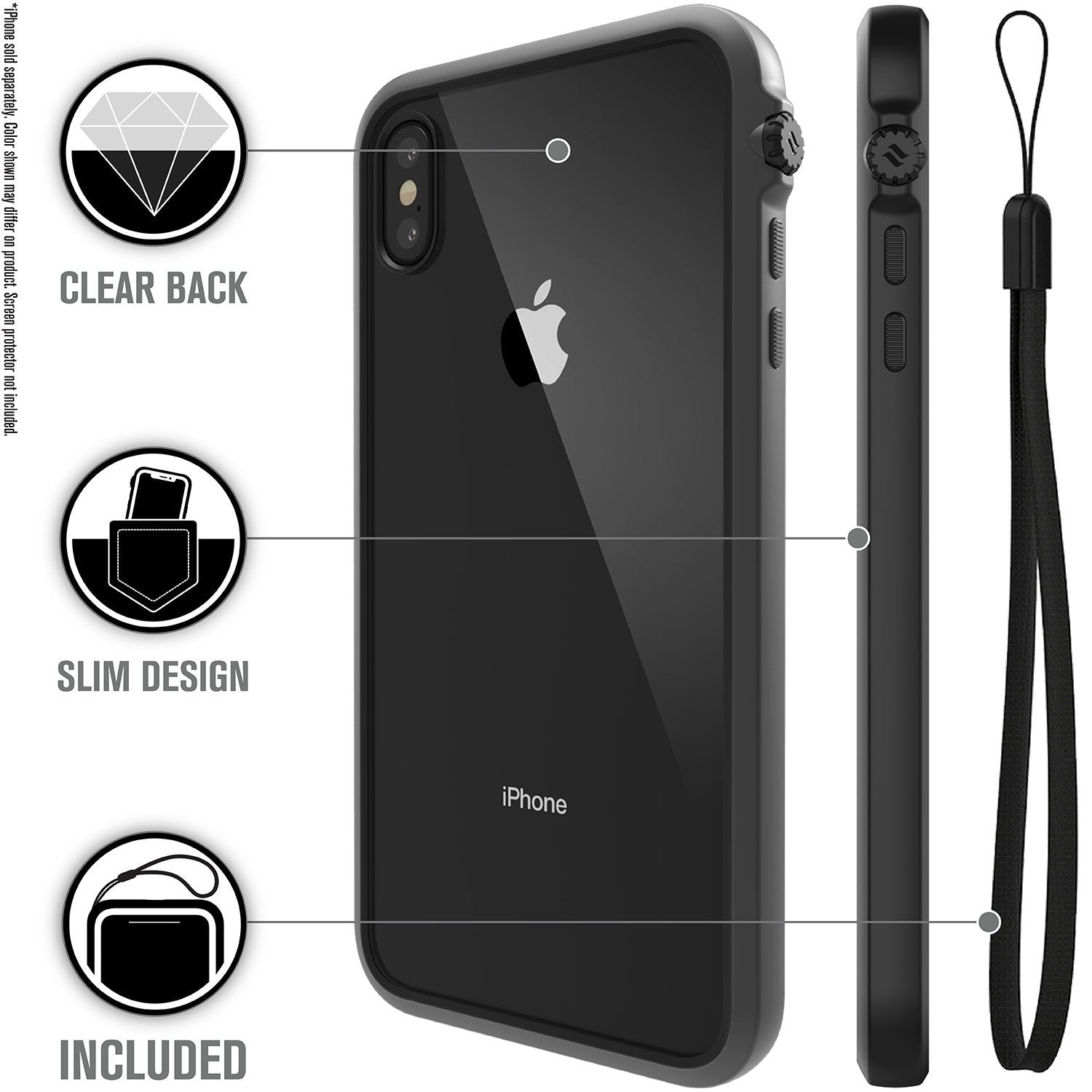 CATDRPHXBLKL | Impact Protection Case for iPhone Xs Max