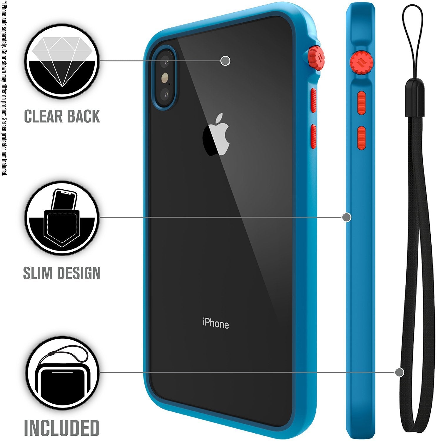 CATDRPHXTBFCL | Impact Protection Case for iPhone Xs Max