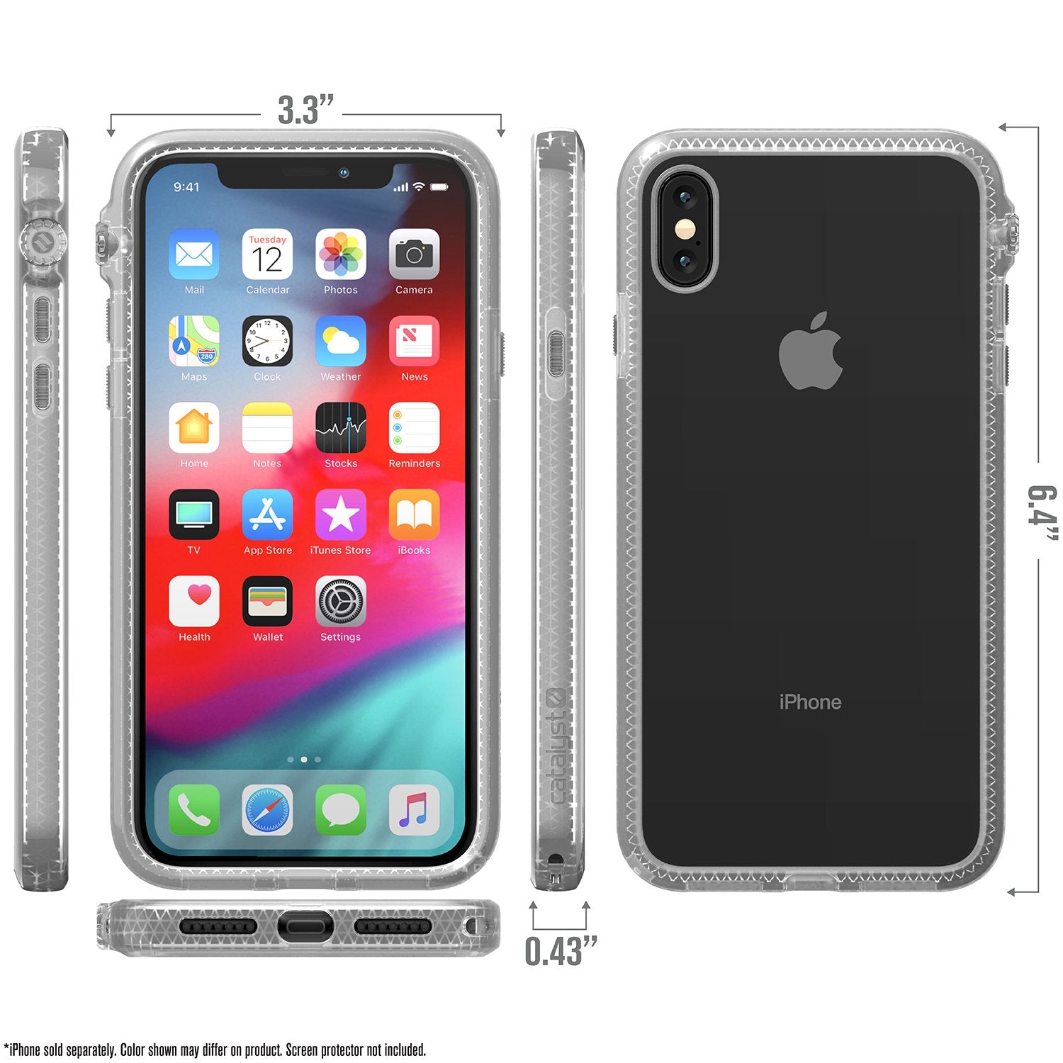 CATDRPHXCLRL | Impact Protection Case for iPhone Xs Max