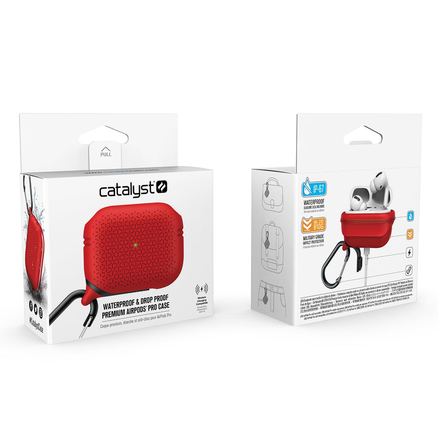 CATAPDPROTEXRED | Premium Waterproof Case for AirPods Pro
